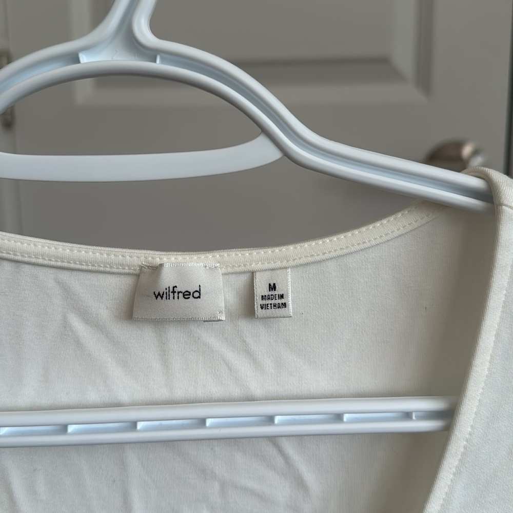 Aritzia Bloom Top - Light Birch - Size Medium - Picture 7 of 8